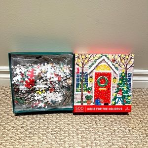 Galison 500 piece puzzle—Home for the holidays
